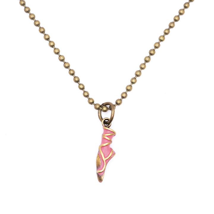 Ballet Slipper Shoe Charm (available with Bracelet or Necklace)