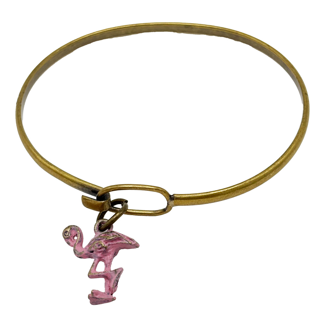 Flamingo Charm (available with Bracelet or Necklace)