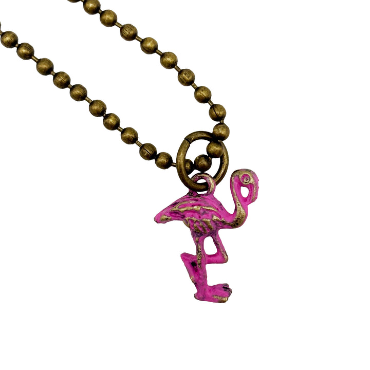Flamingo Charm (available with Bracelet or Necklace)