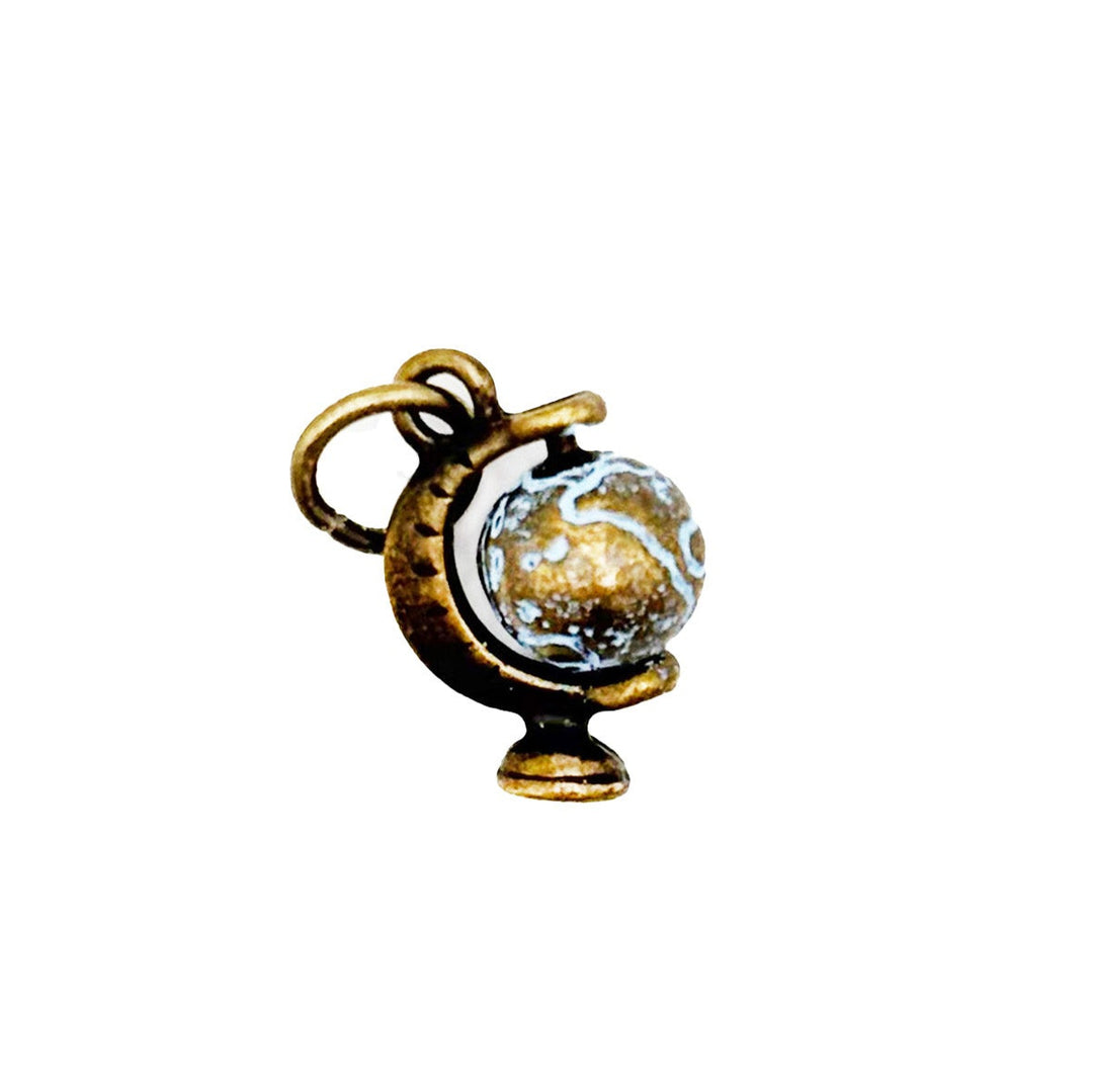 Globe Rotating Charm (available with Bracelet or Necklace)