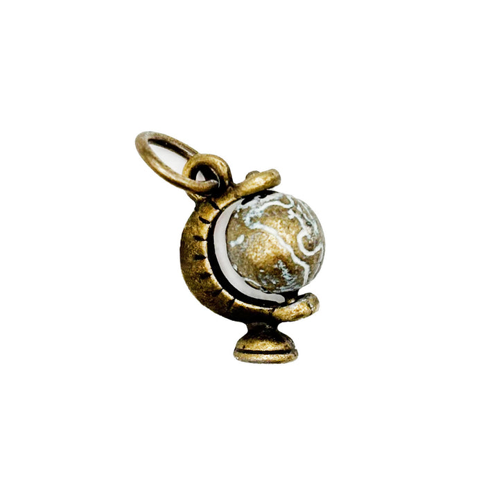 Globe Rotating Charm (available with Bracelet or Necklace)