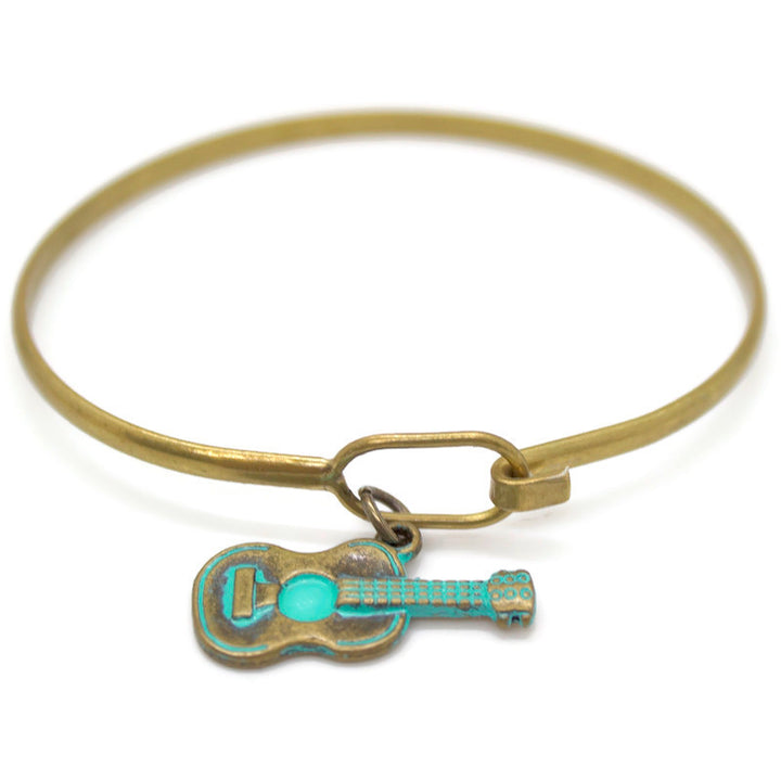 Acoustic Guitar Charm (available with Bracelet or Necklace)