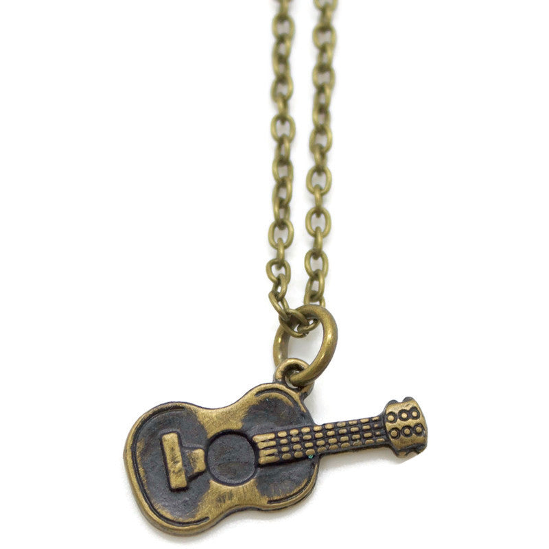 Acoustic Guitar Charm (available with Bracelet or Necklace)