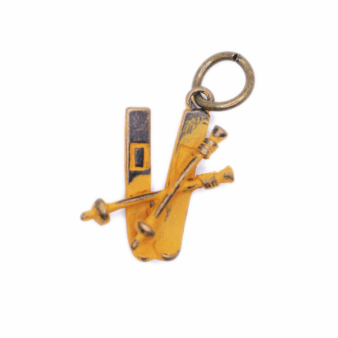 Snow Skis Charm (available with Bracelet or Necklace)