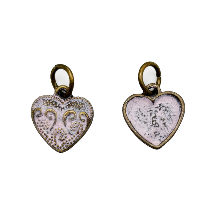 Vintage Heart Charm (available with Bracelet or Necklace)