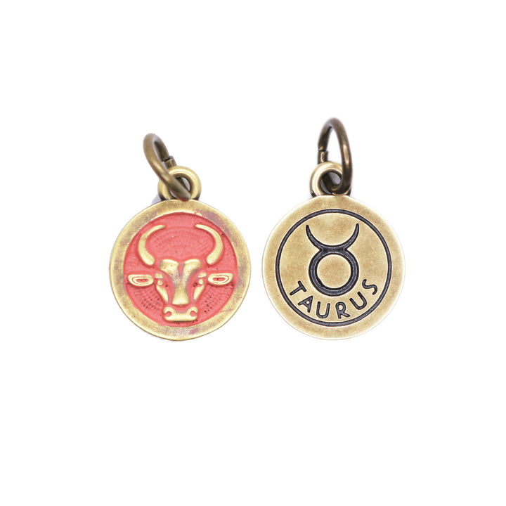 Taurus Zodiac Charm (available with Bracelet or Necklace)
