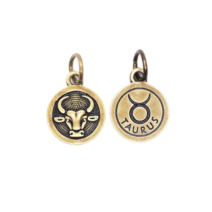 Taurus Zodiac Charm (available with Bracelet or Necklace)