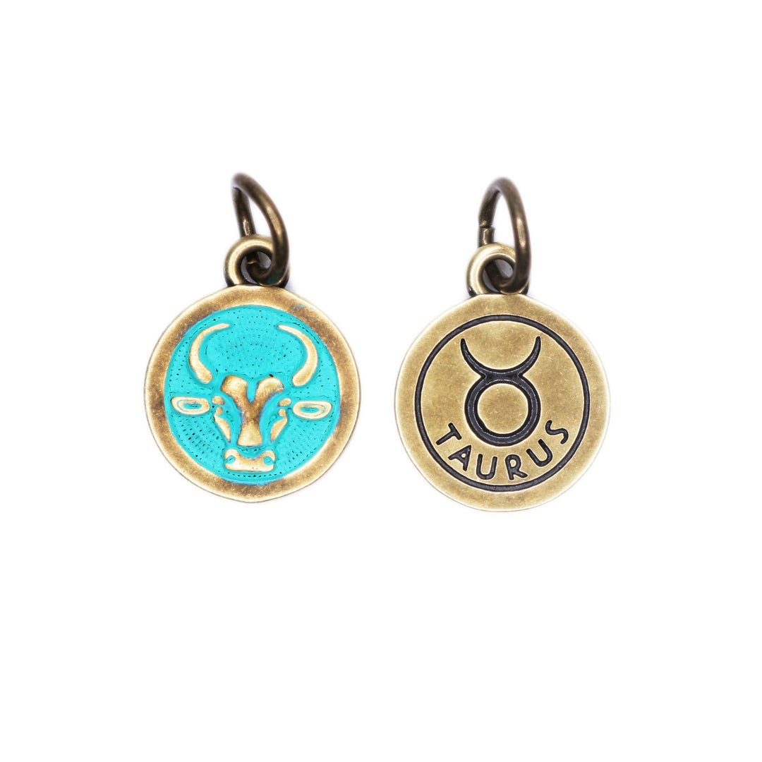 Taurus Zodiac Charm (available with Bracelet or Necklace)