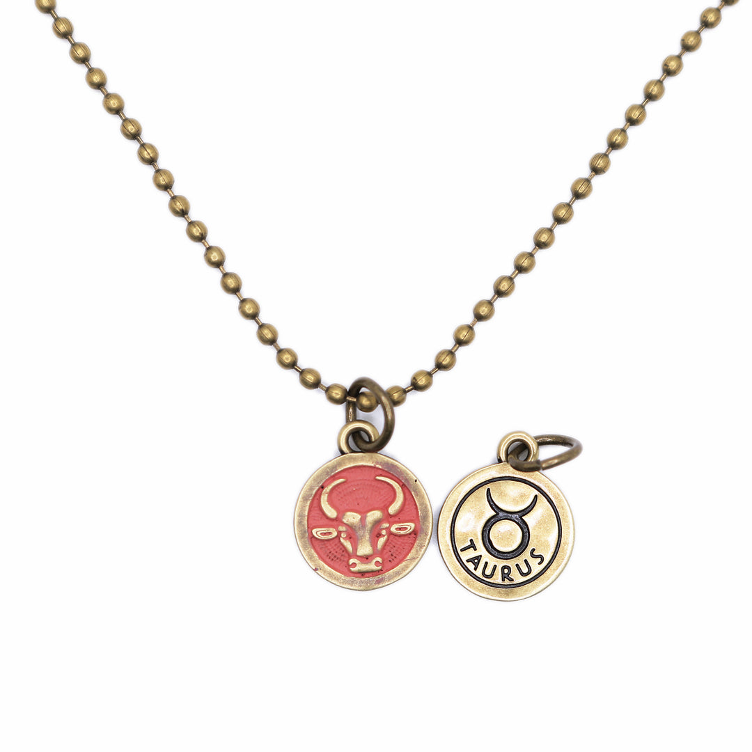 Taurus Zodiac Charm (available with Bracelet or Necklace)