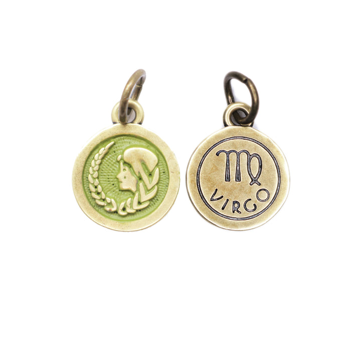 Virgo Zodiac Charm (available with Bracelet or Necklace)