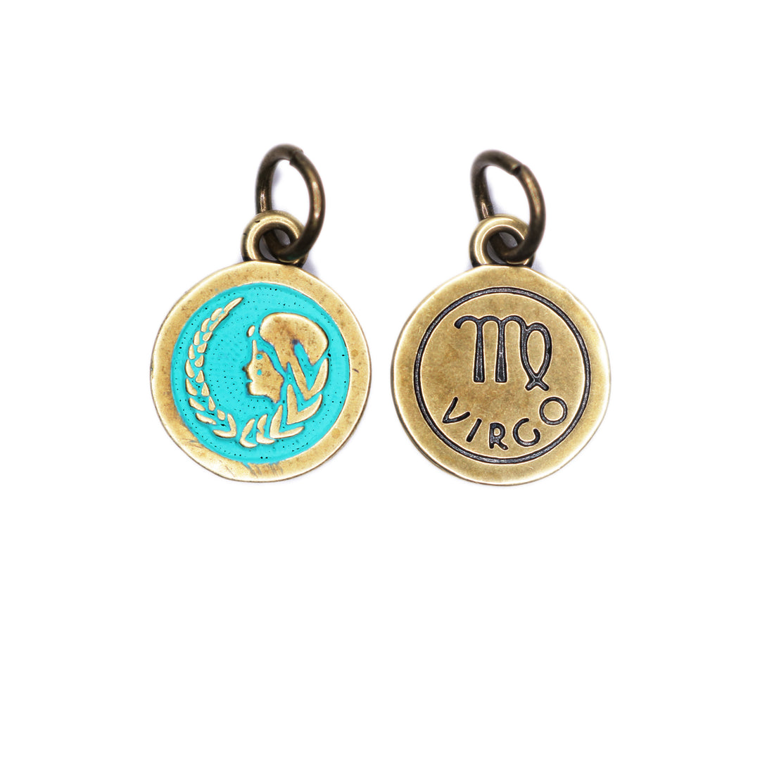 Virgo Zodiac Charm (available with Bracelet or Necklace)