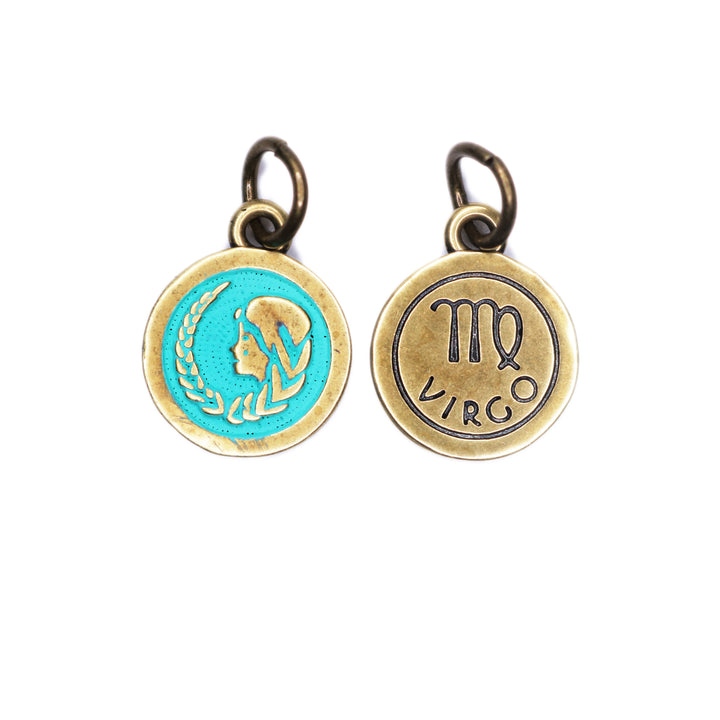 Virgo Zodiac Charm (available with Bracelet or Necklace)