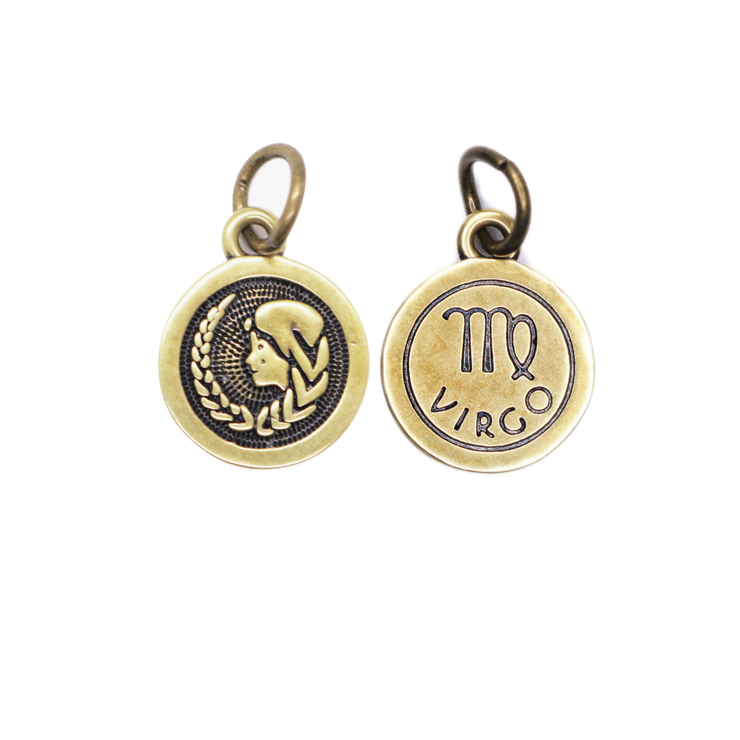 Virgo Zodiac Charm (available with Bracelet or Necklace)