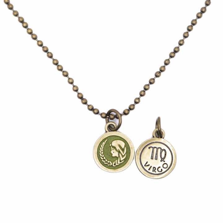 Virgo Zodiac Charm (available with Bracelet or Necklace)