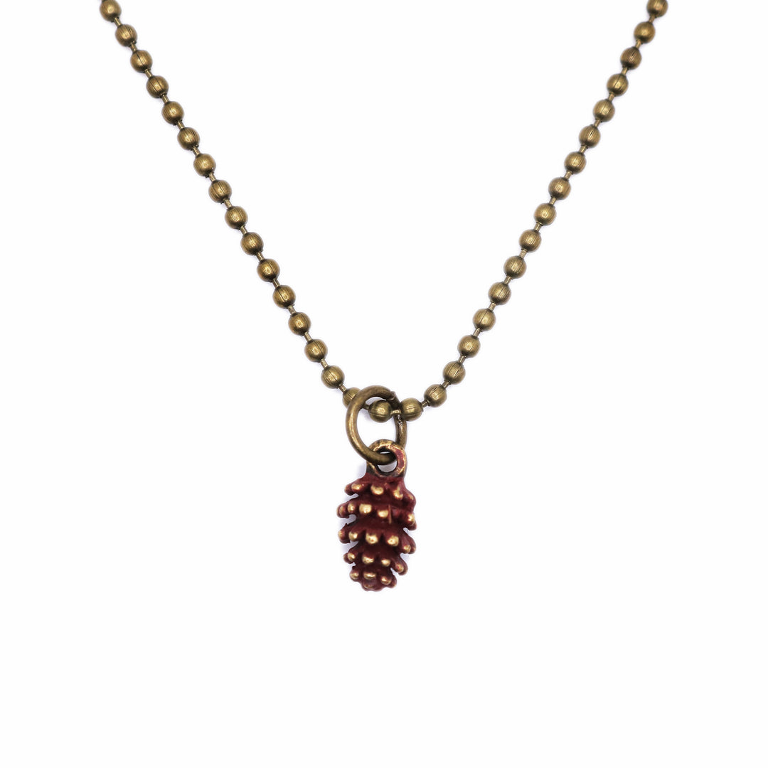 Pine Cone Charm (available with Bracelet or Necklace)