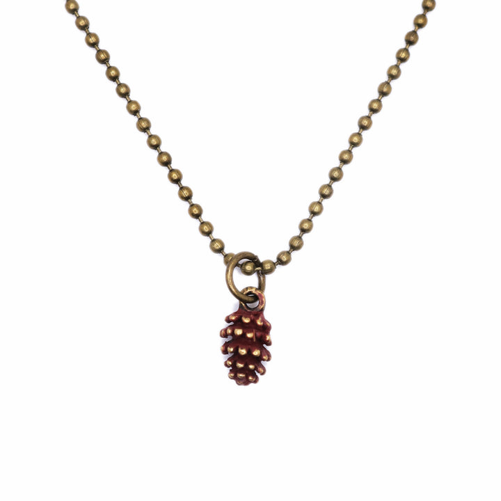 Pine Cone Charm (available with Bracelet or Necklace)