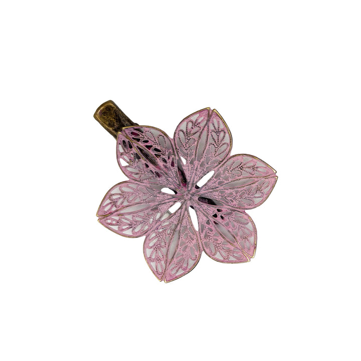 Plucky Flower Filigree Hair Clip