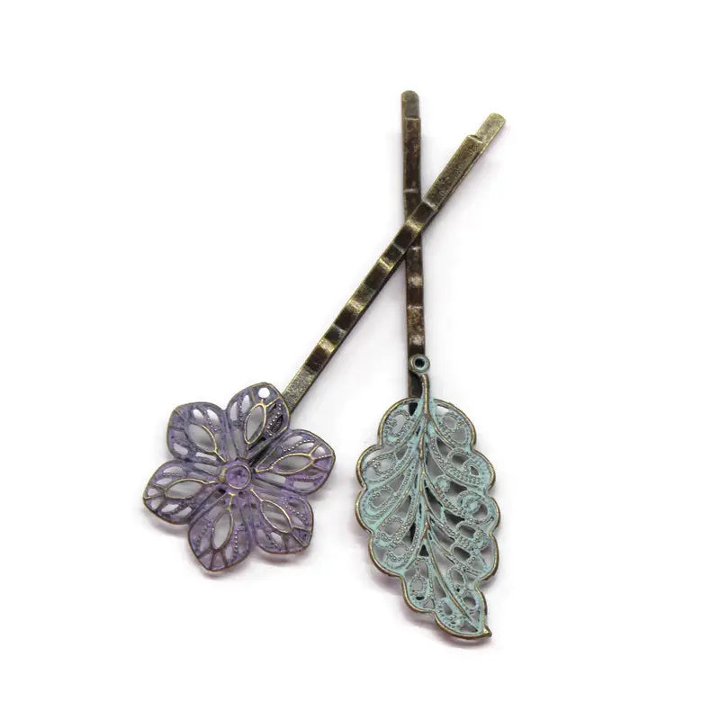 Flora Bobby Pins Set of 2