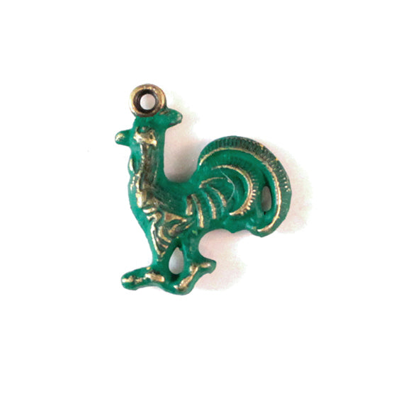 Rooster Charm (available with Bracelet or Necklace)