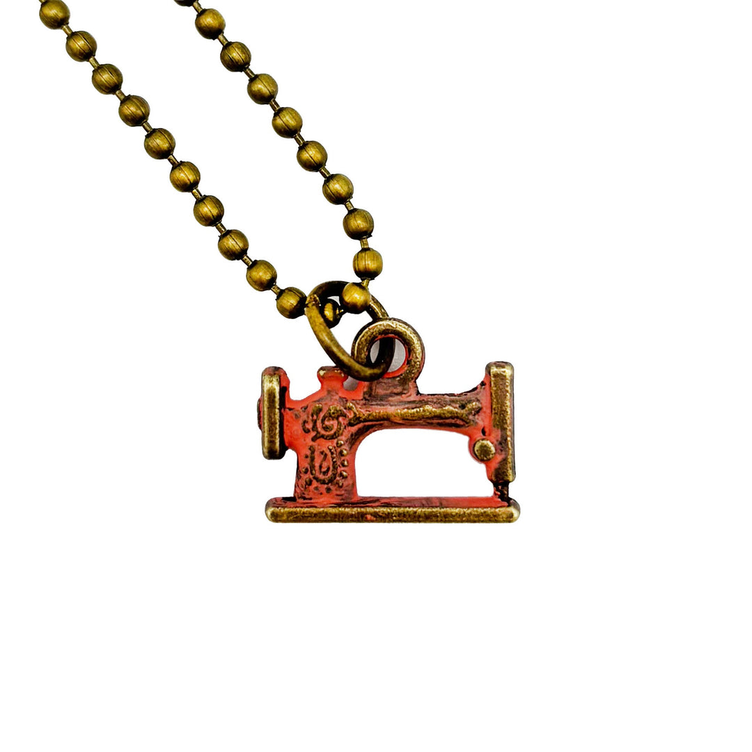 Sewing Machine Charm (available with Bracelet or Necklace)
