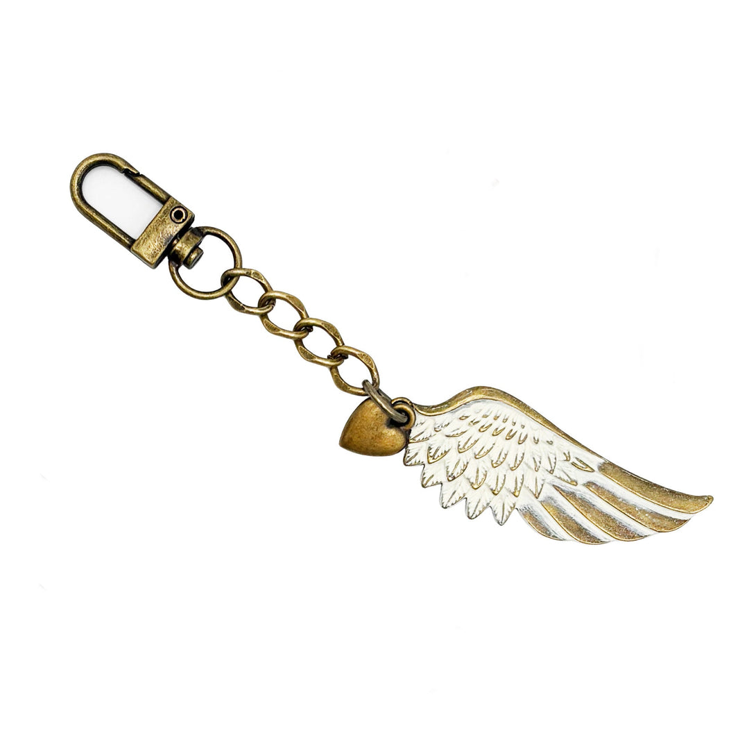 Wing and a Prayer Boho Bag Charm Keychain