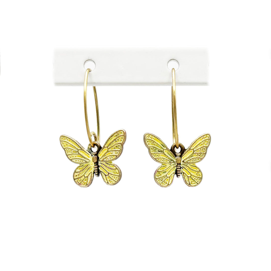 Butterfly Charm Earrings
