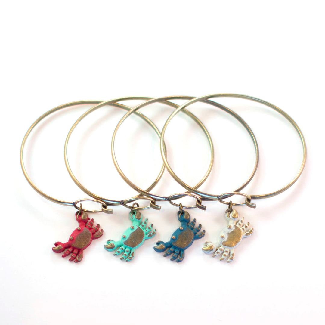 Crab Charm (available with Bracelet or Necklace)
