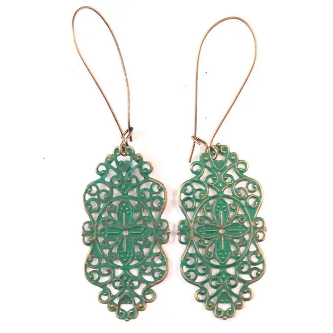 Loverly Statement Filigree Earrings