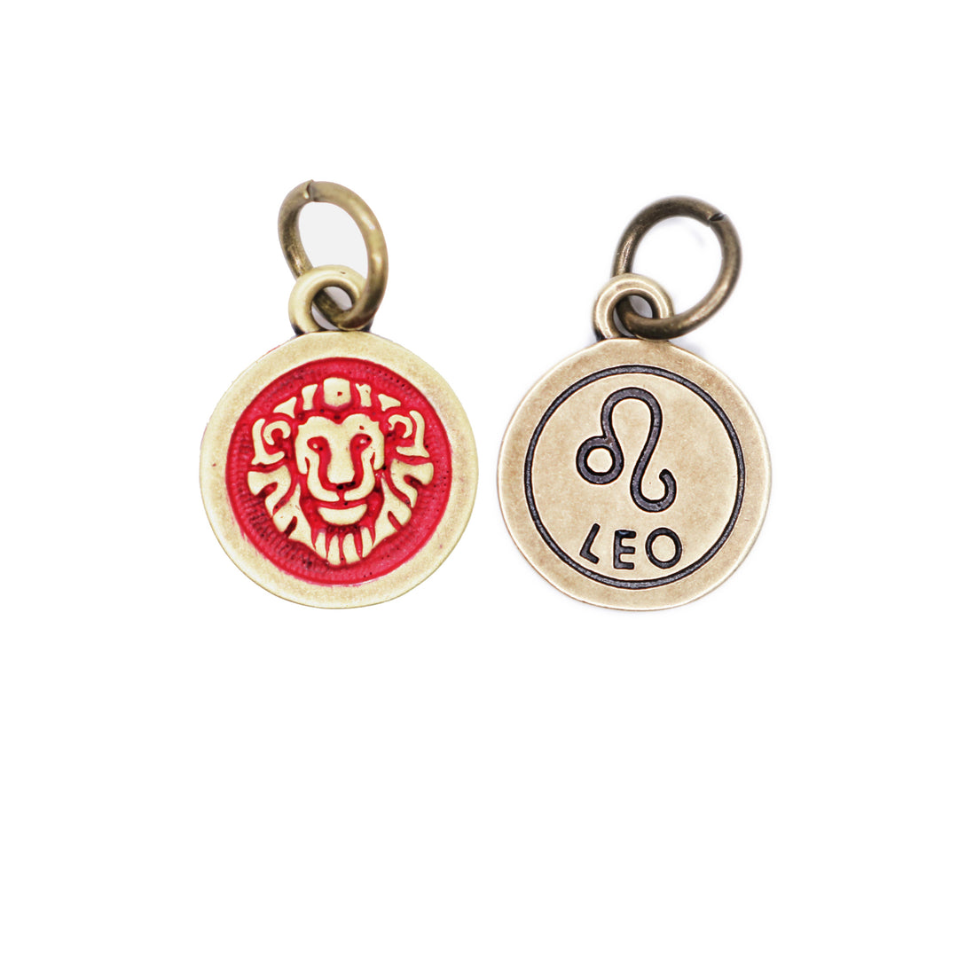 Leo Zodiac Charm (available with Bracelet or Necklace)