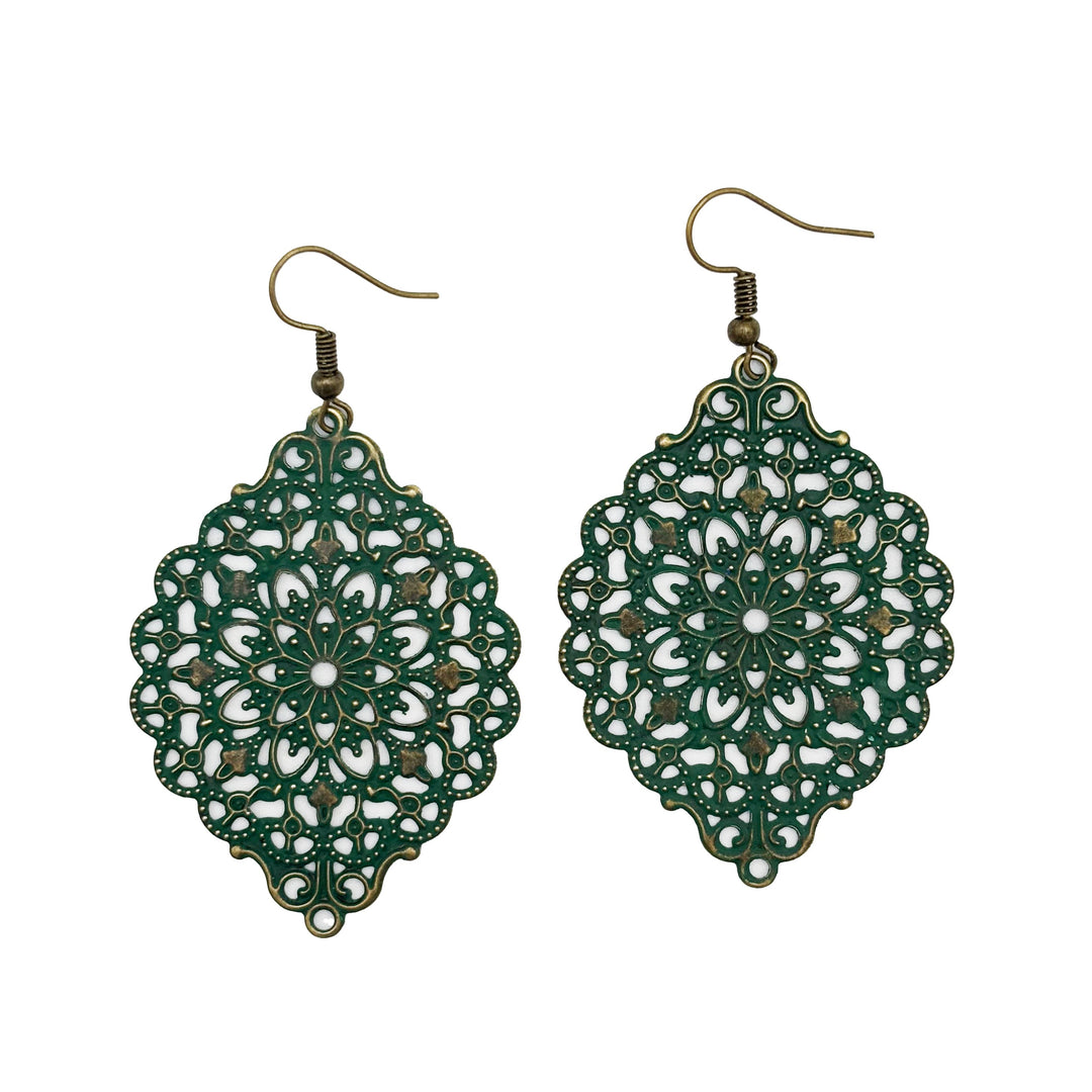 Dream Catcher Filigree Earrings