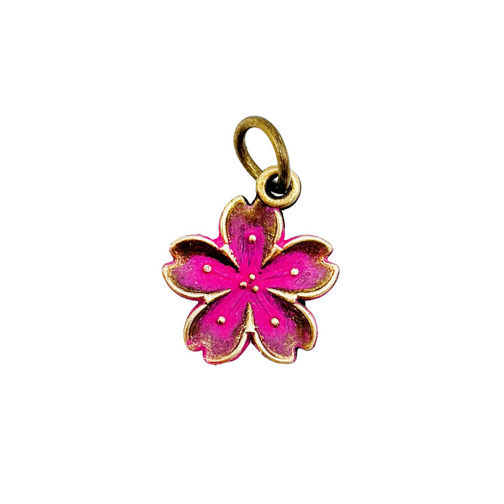 Cherry Blossom Charm (available with bracelet or necklace)