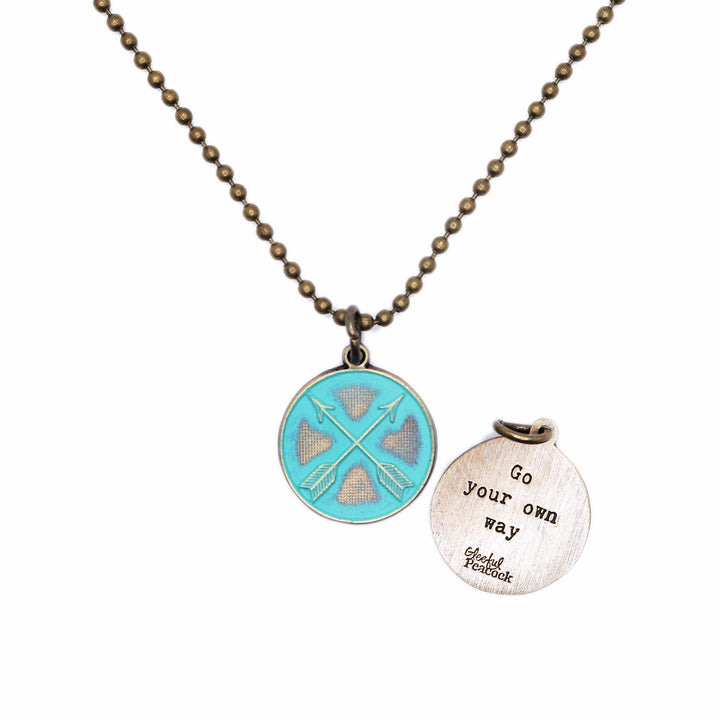 Go Your Own Way Token (available with Bracelet or Necklace)