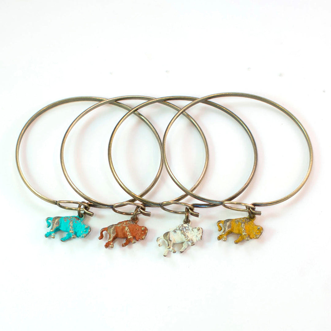 Buffalo Charm (available with Bracelet or Necklace)