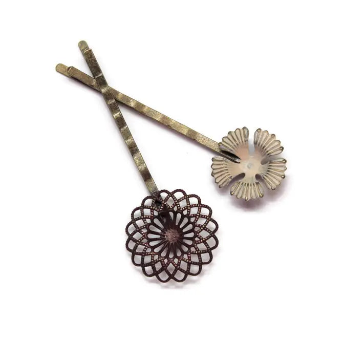 Wallflowers Mismatched Filigree Bobby Pins 2 Pack
