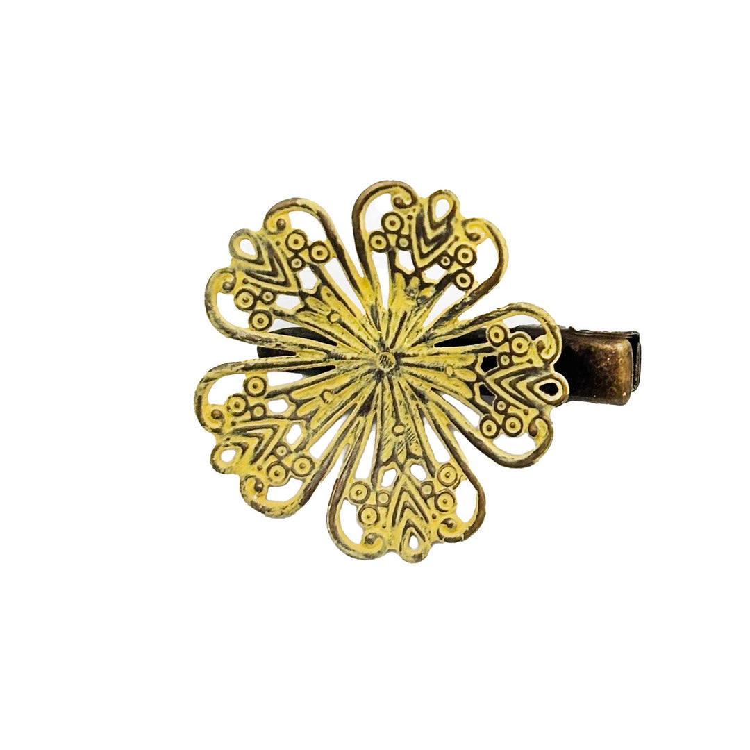 Splendor Flower Filigree Hair Clip