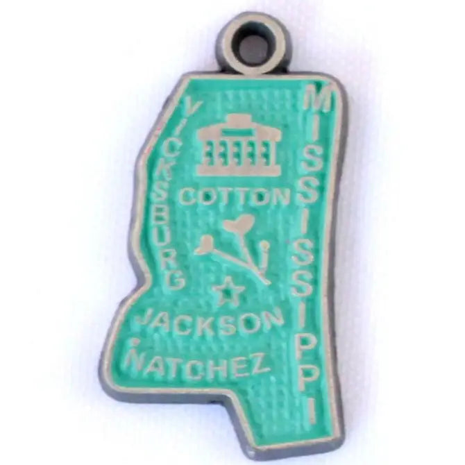 Mississippi Charm (available with Bracelet or Necklace)