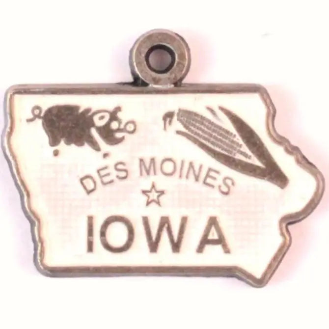 Iowa Charm (available with Bracelet or Necklace)