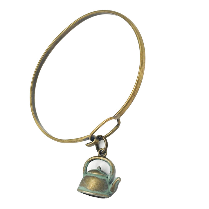 Teapot Kettle Charm (available with Bracelet or Necklace)