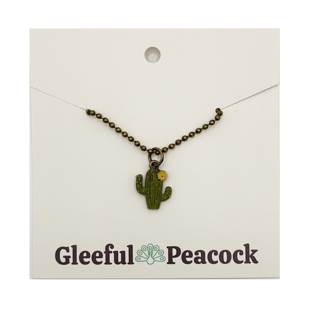 Cactus Bloom Charm (available with Bracelet or Necklace)