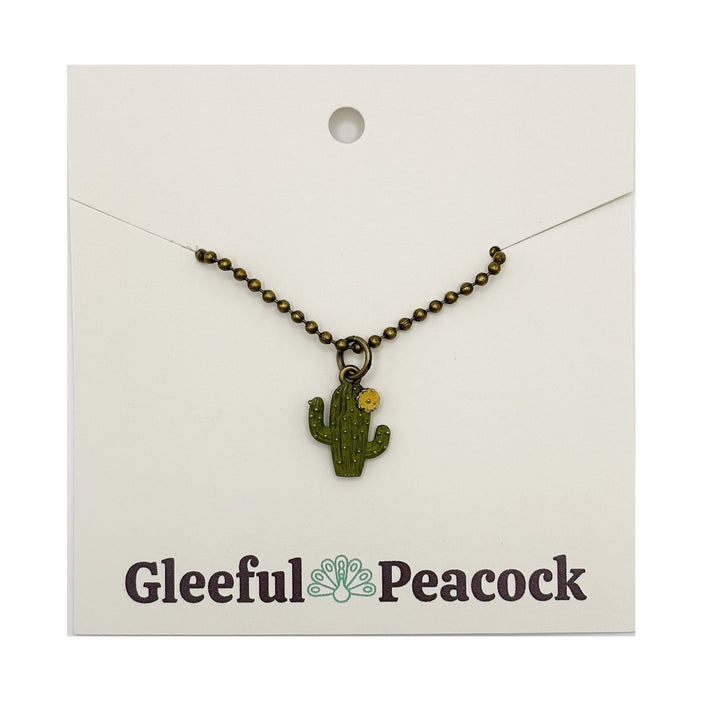 Cactus Bloom Charm (available with Bracelet or Necklace)