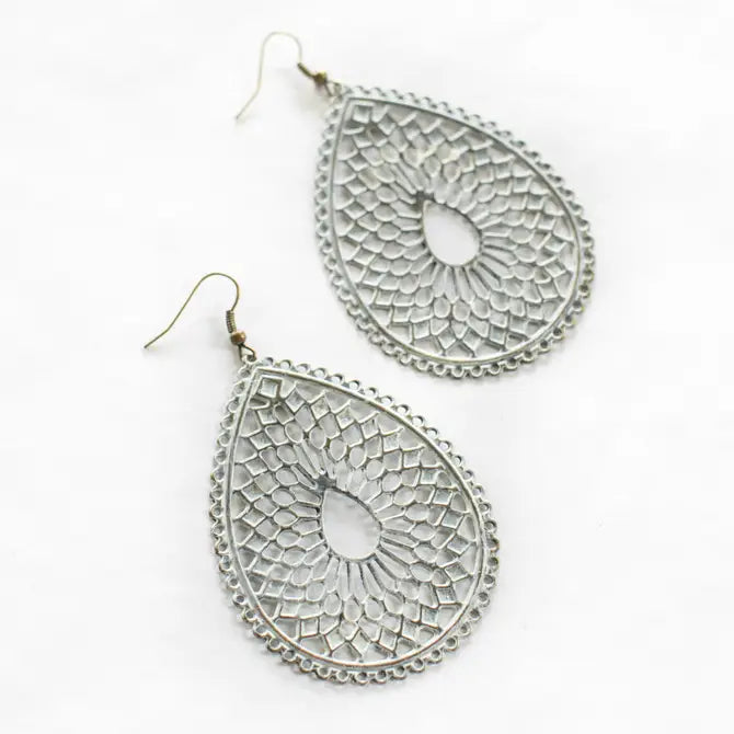 Voyage Statement Filigree Earrings