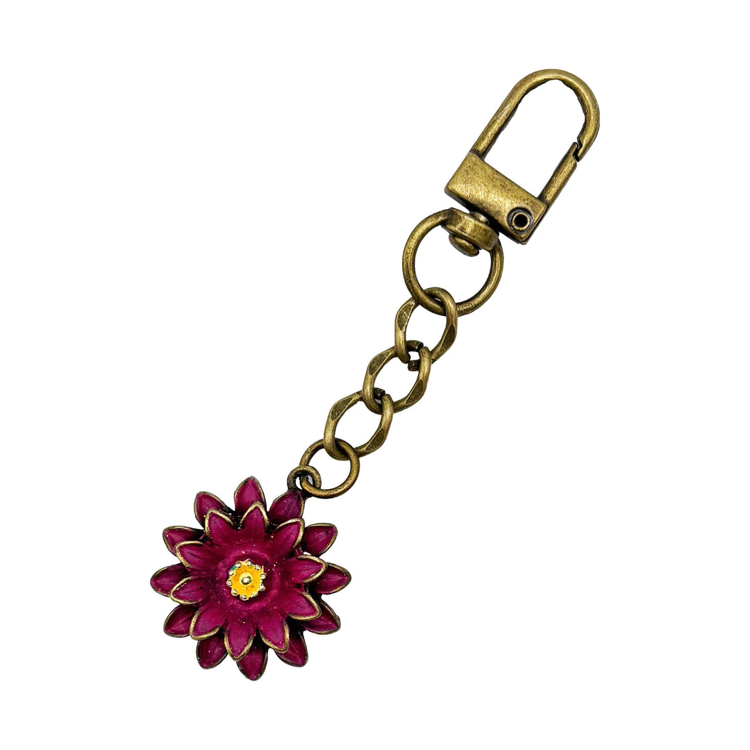 Flourish Flower Bag Charm or Keychain