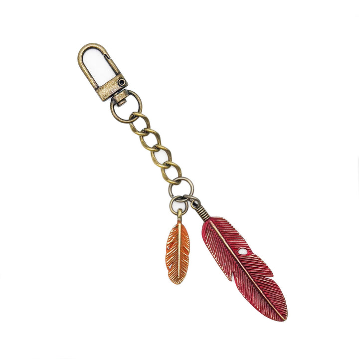 Western Feathers Boho Bag Charm/Keychain