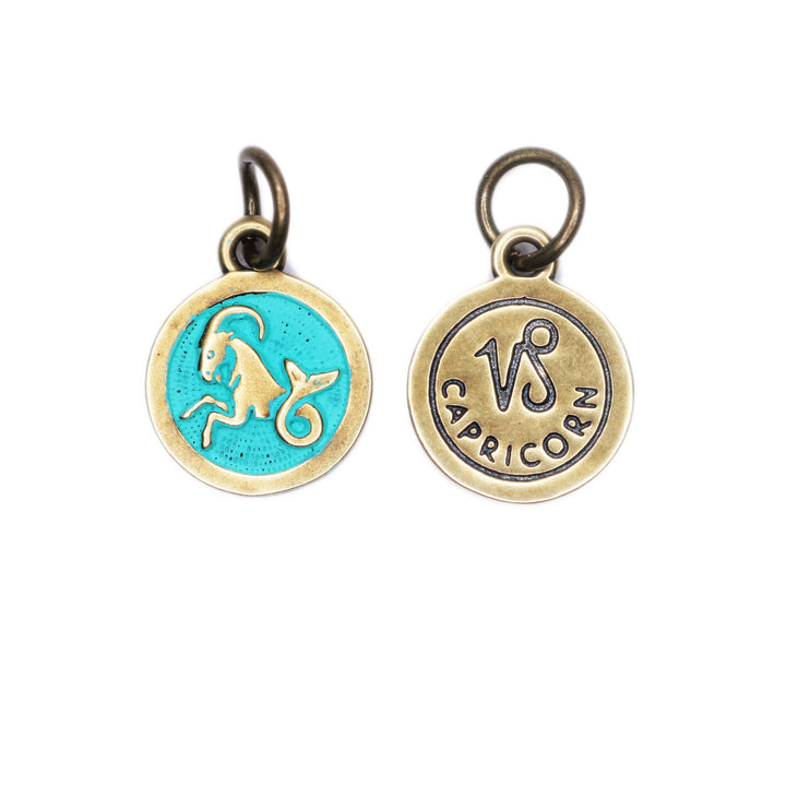 Capricorn Zodiac Charm (available with Bracelet or Necklace)