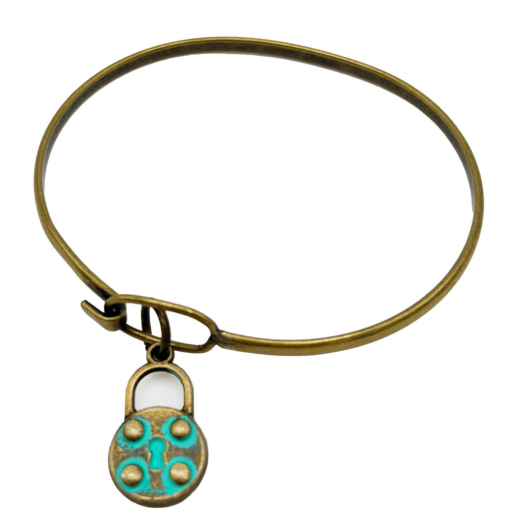 Lock Charm (available with Bracelet or Necklace)