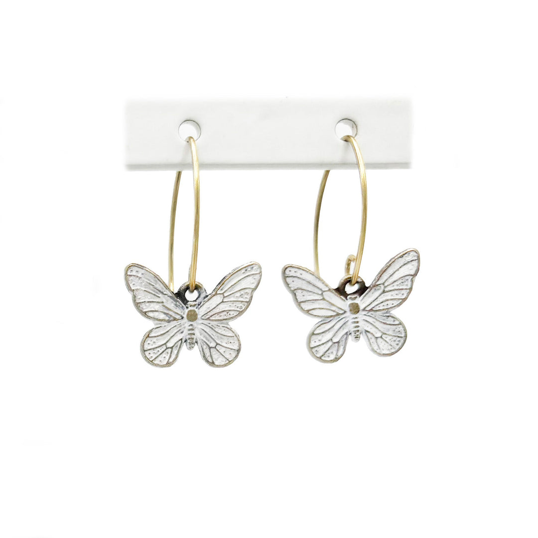 Butterfly Charm Earrings