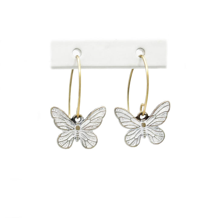 Butterfly Charm Earrings