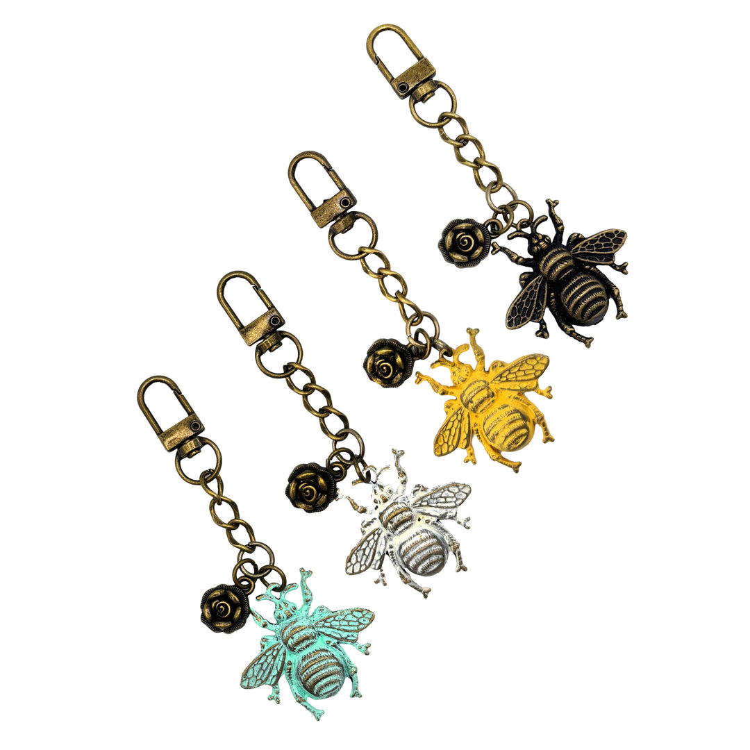 Honey Bee Bag Charm or Keychain