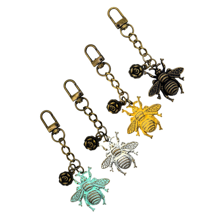 Honey Bee Bag Charm or Keychain