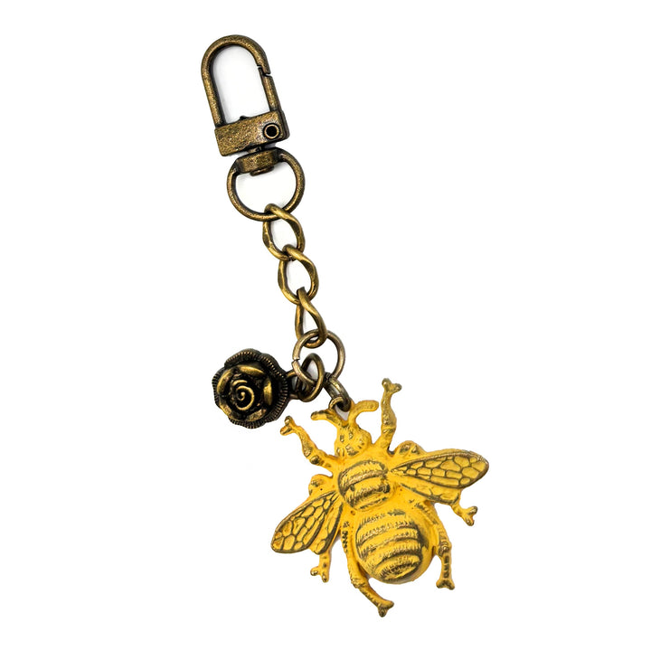 Honey Bee Bag Charm or Keychain